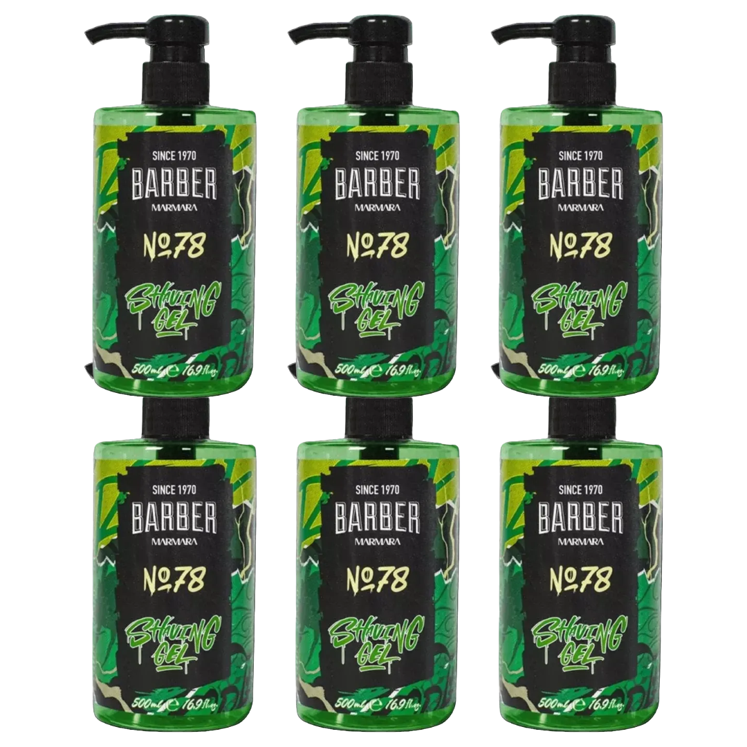 MARMARA BARBER Scheergel nr. 78 - 500ml - 6 Pack
