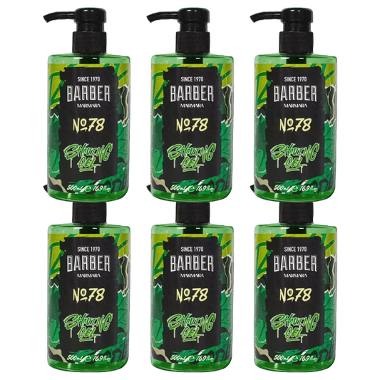 MARMARA BARBER Rasiergel Nr. 78 - 500 ml - 6 Pack