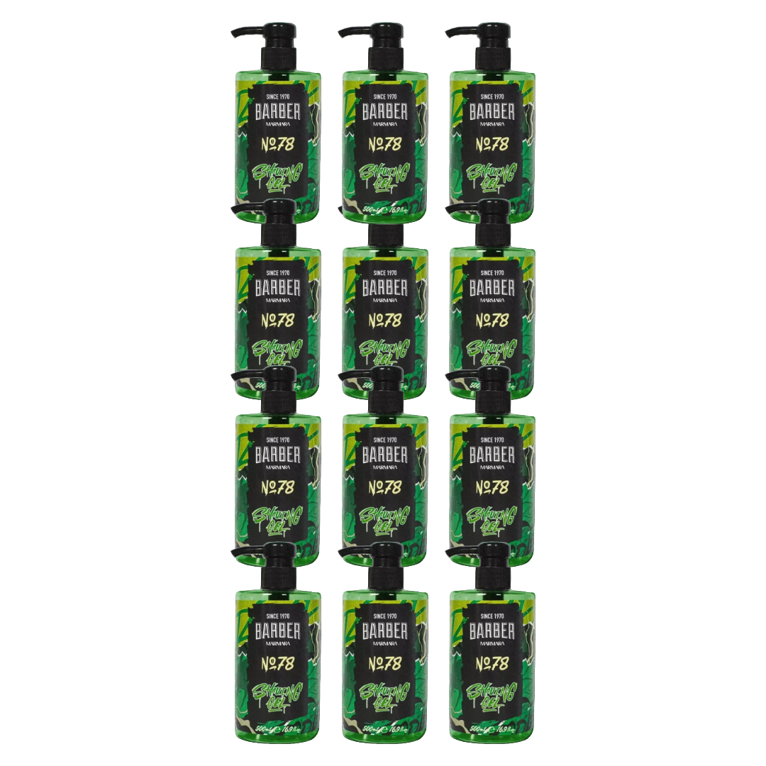 MARMARA BARBER Scheergel nr. 78 - 500ml - 12 Pack