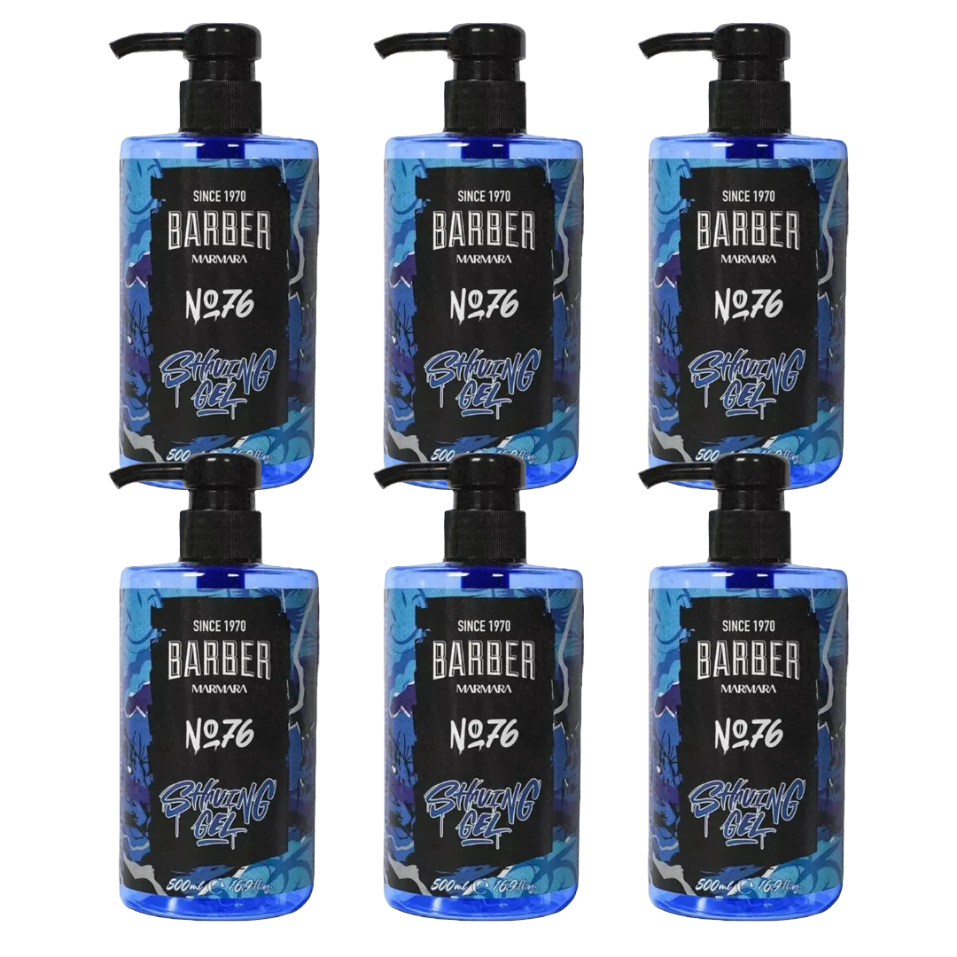 MARMARA BARBER Scheergel nr. 76 - 500ml - 6 Pack