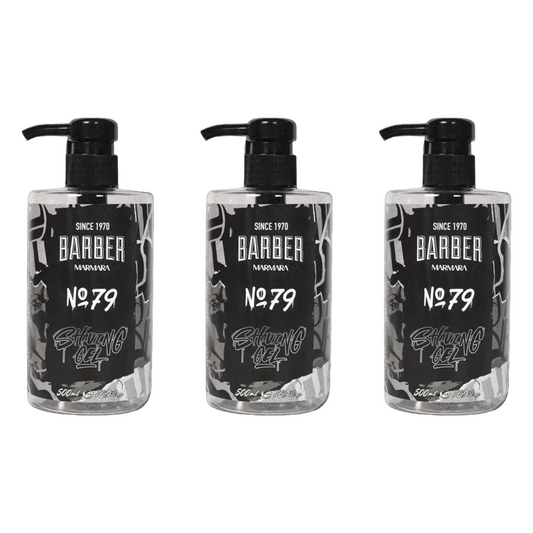 MARMARA BARBER Shaving Gel No. 79 - 500ml - 3 Pack