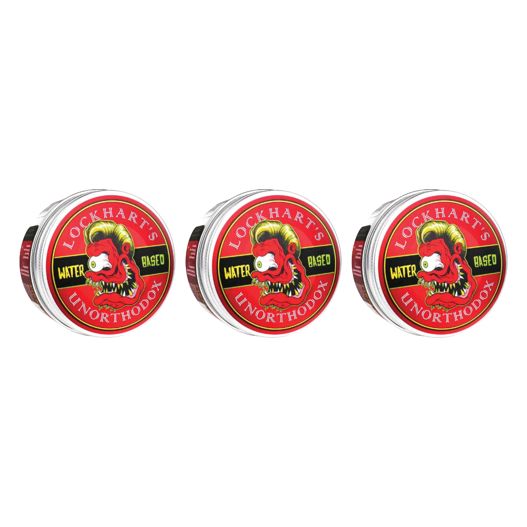 Lockhart's Goon Grease Unorthodox Water Based Pomade - 3 Pieces