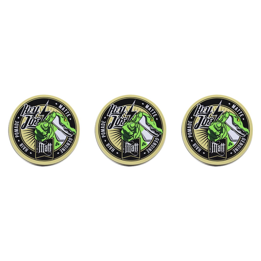 Hey Joe! Matt Pomade 100ml - 3 Pack