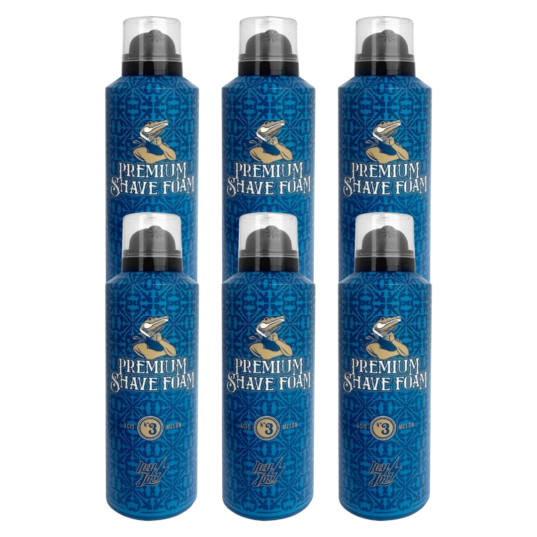 HEY JOE! Premium Shaving Foam Acid Melon 270ml - 6 Pack