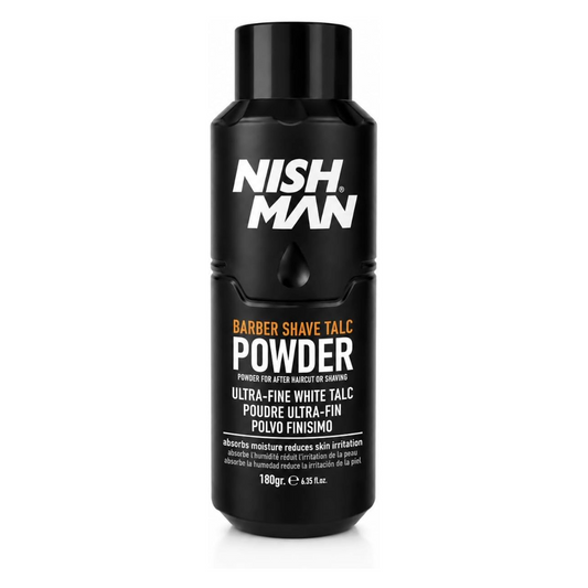 Nish Man Barber Shave Talc Powder 180g