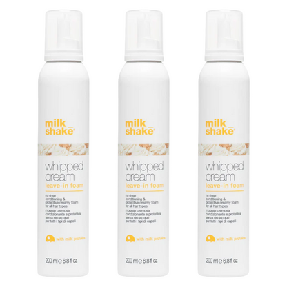 Milkshake Whipped Cream Leave-in Foam 200ml - 3 Pack