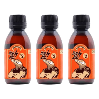 HEY JOE! Baardshampoo nr. 2 Rode Mandarijn 120ml -  3 Pack