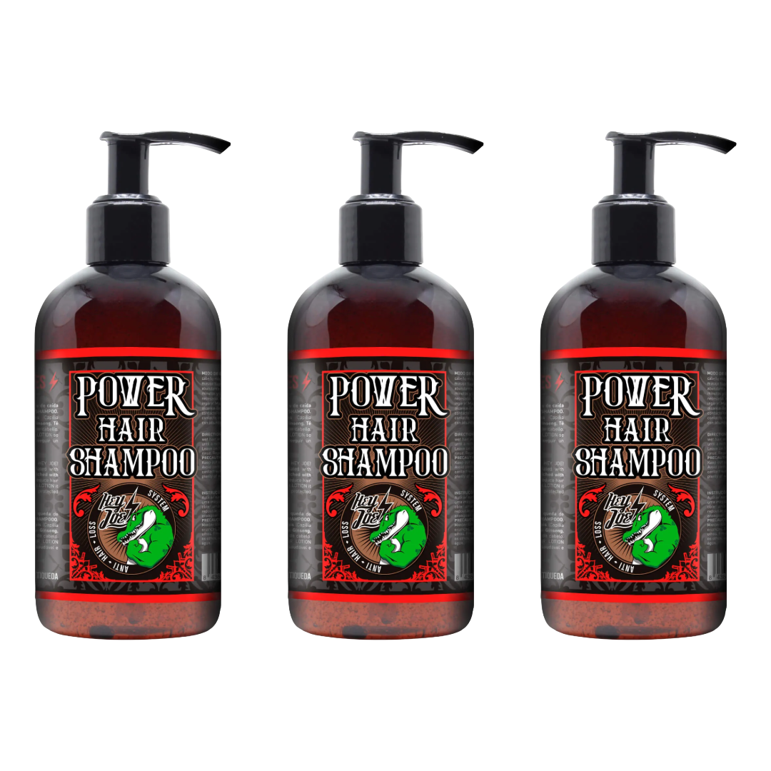 HEY JOE! Power Haarshampoo 250 ml - 3 Pack