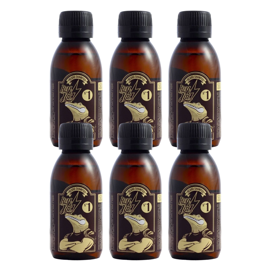 HEY JOE! Beard Shampoo no1 Classic Joe 120ml - 6 Pack