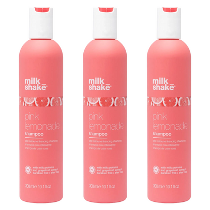 Milkshake Pink Lemonade Shampoo 300ml - 3 Pack