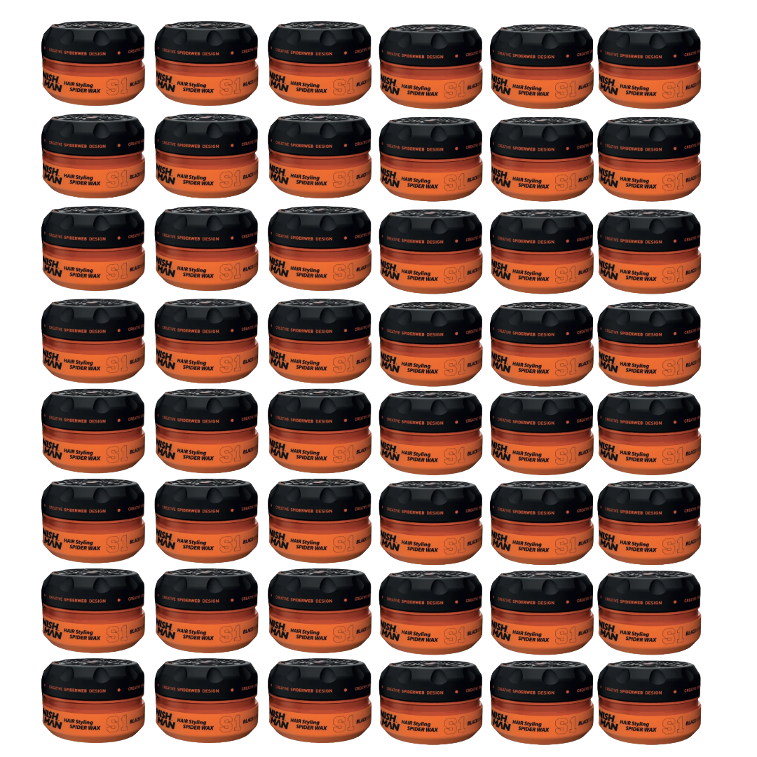 Nish Man Spider Hairwax S1 Black Widow 150ml - 48 Stück