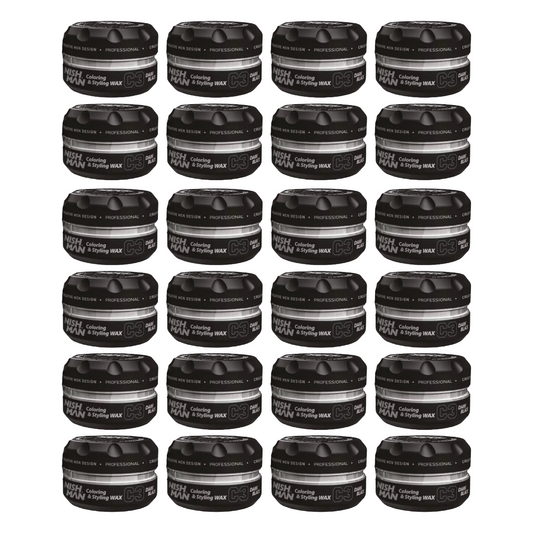 Nish Man Styling Wax Dark Black - 24 Pieces