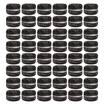 Nish Man Styling Wax Dark Black - 48 Stuks