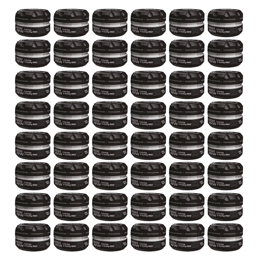 Nish Man Styling Wax Dark Black - 48 Pieces