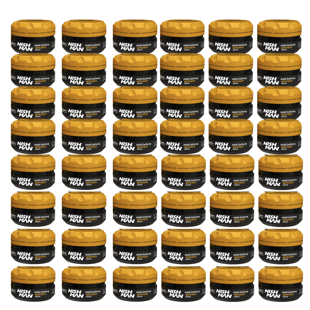 Nish Man Haarstyling-Mattpaste M1 - 100 ml -48 Stück