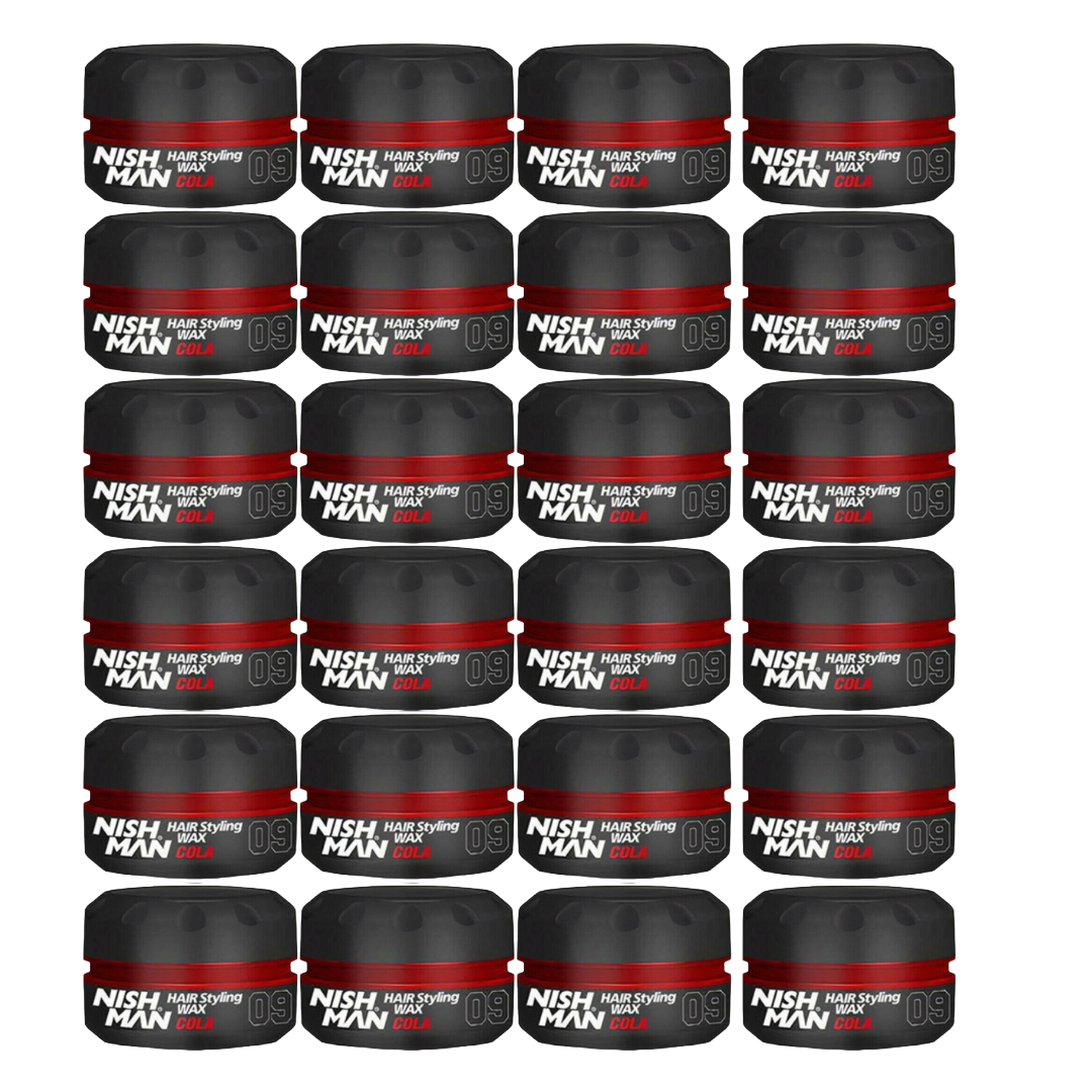 Nish Man Gel Wax 09 Cola - 150ML - 24 STUKS