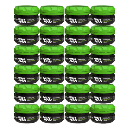 Nish Man M2 Matte Klei Wax Keratine 150ml - 24 STUKS