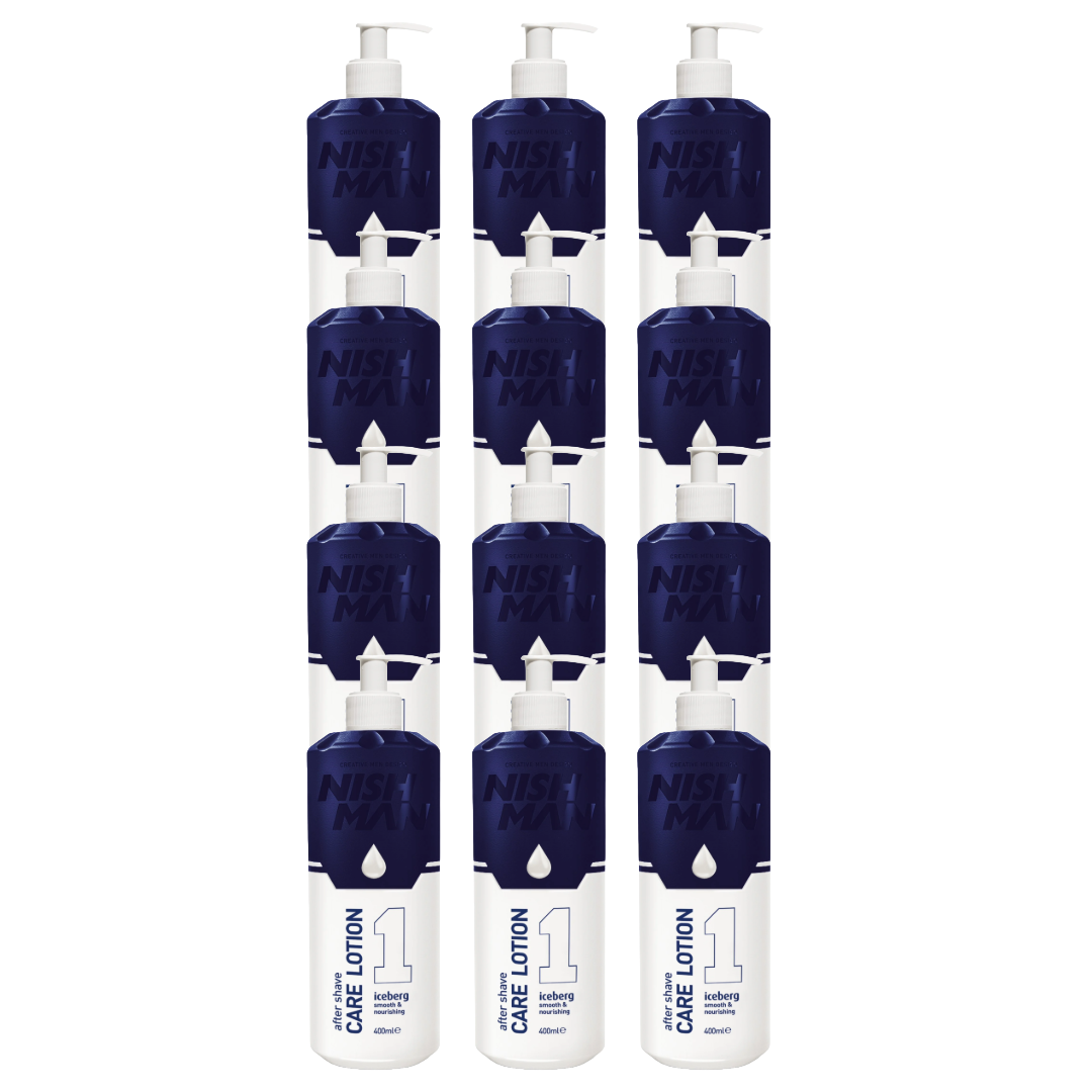 Nish Man After Shave Pflegelotion Iceberg 400ml - 12 Stücks