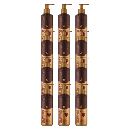 Nish Man Bart- und Schnurrbartshampoo mit Panthenol 200 ml - 12 Stücks