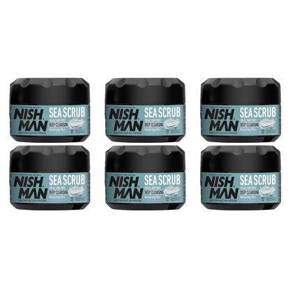 Nish Man Facial Sea Scrub 300ml - 6 Pieces
