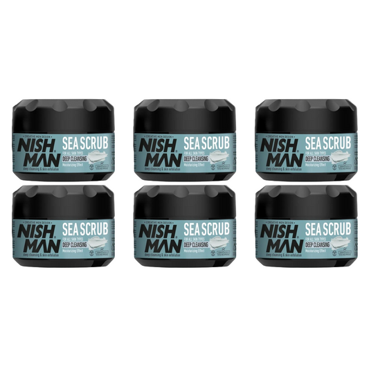 Nish Man Facial Sea Scrub 300ml - 6 Pieces