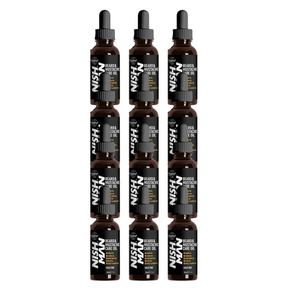 Nish Man Baard en Snor Olie Gold One 30 ml - 12 Stuks