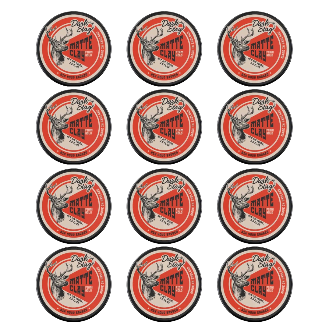 Dark Stag Matte Klei 100ml - 12 Pack