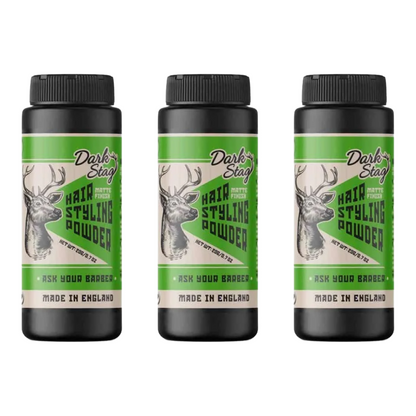 Dark Stag Styling Powder 20g - 3 Pack