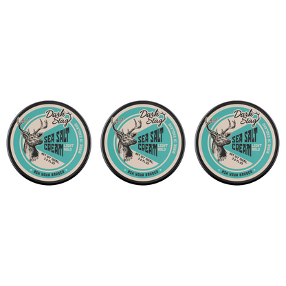 Dark Stag Sea Salt Crème 100ml - 3 Pack