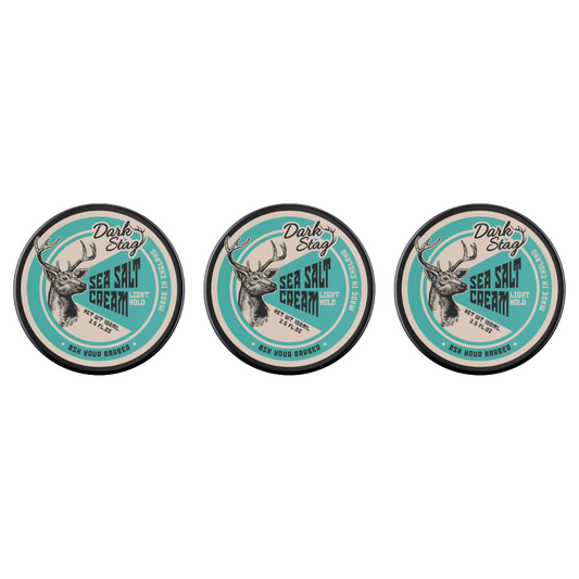 Dark Stag Sea Salt Cream 100ml - 3 Pack