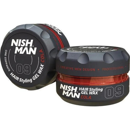 Nish Man Gel Wax 09 Cola 150ml - 6 Stuks