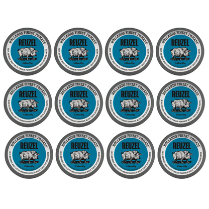 Reuzel Blue Extreme Hold Matte Pomade 95Gr. - 12 PIECES NEW!