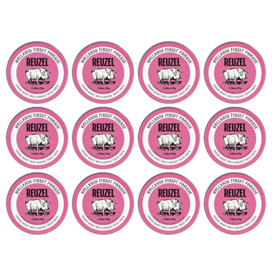 Reuzel Pomade Pink Heavy Hold 95 gr New. 12 Pack
