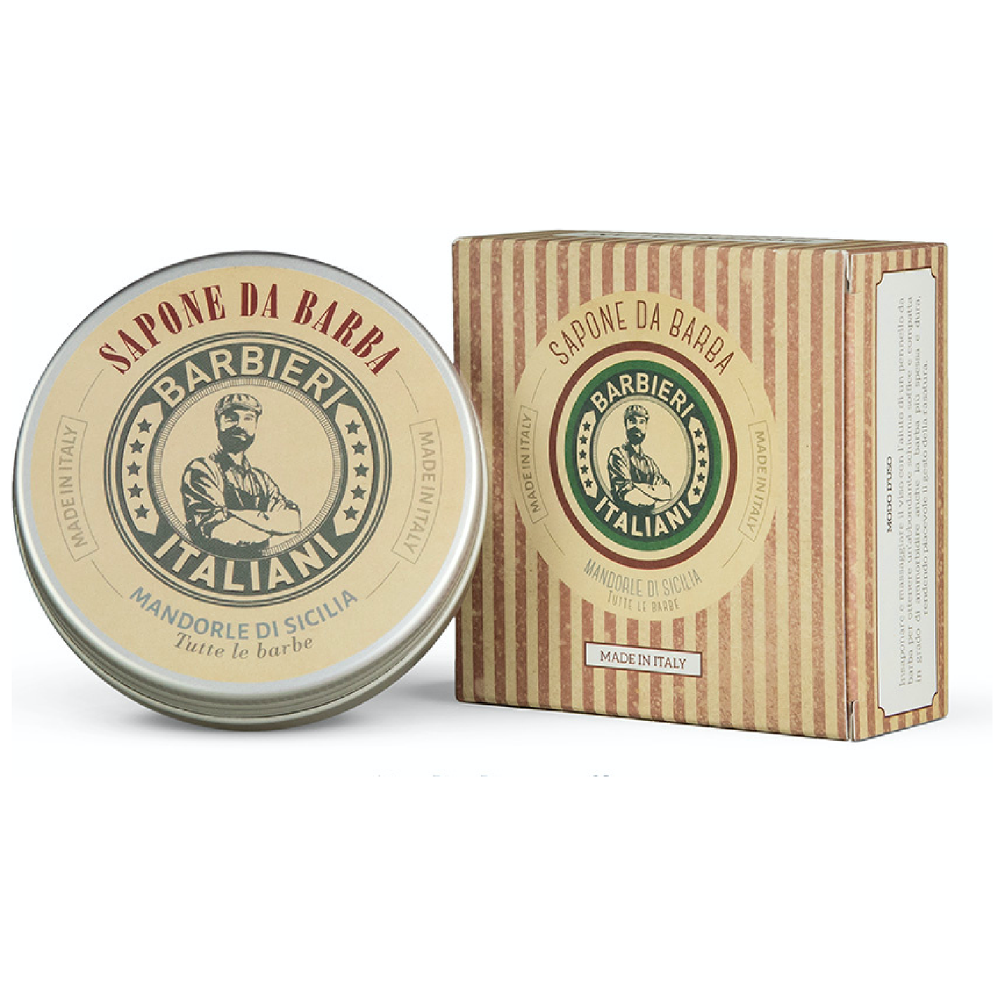 Barbieri Italiani Shaving Soap with Almond Oil 100ml
