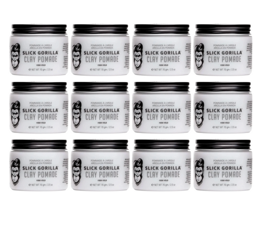 Slick Gorilla Clay Pomade 70g 12-Pack