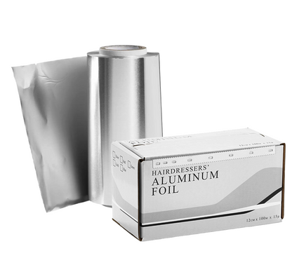 Gladde aluminiumfolie 100m, zilver 4 Pack